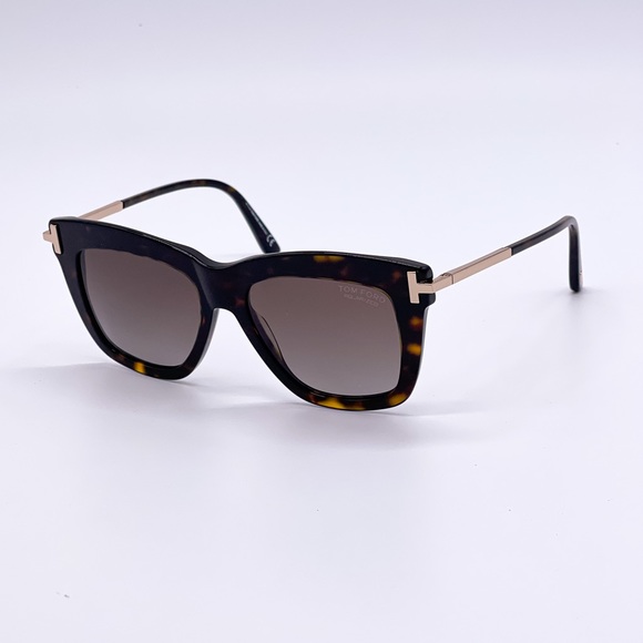 NEW TOM FORD DASHA POLARIZED WOMEN’S SUNGLASSES TF822 52H EYEWEAR FT0822/S - Picture 7 of 10